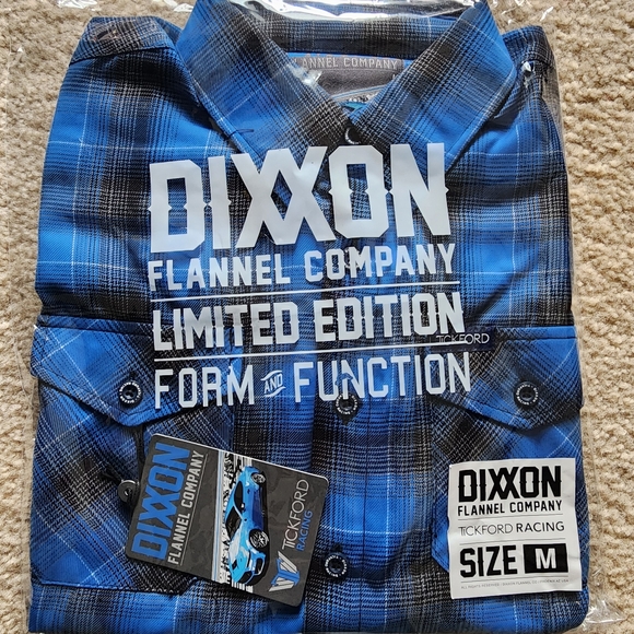 Dixxon TICKFORD RACING Flannel. Men’s Medium & Large Available. NWT ⭐VERY RARE‼️ - Picture 6 of 8